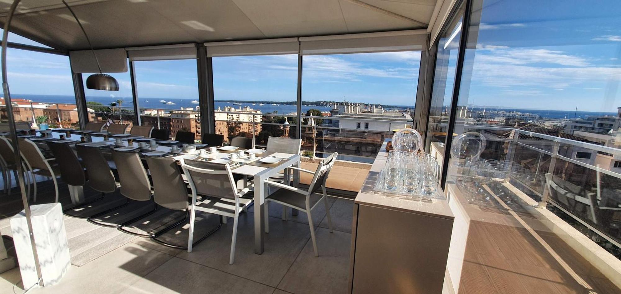 Villa Sur Le Toit - Vue Mer Exceptionnelle Cannes Eksteriør billede